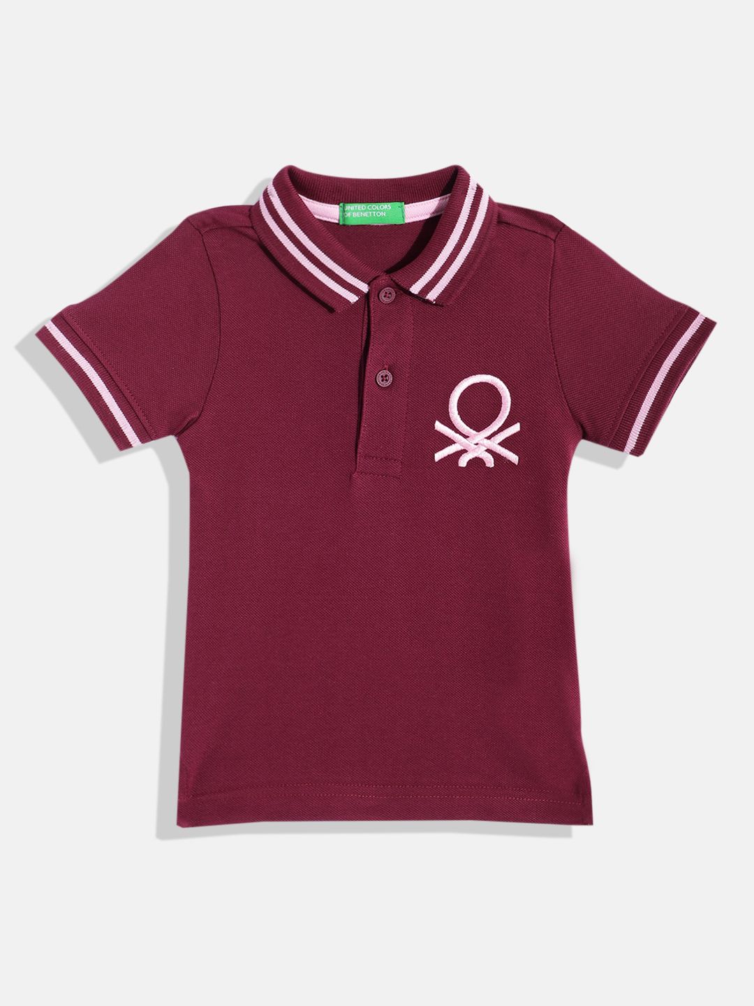 United Colors of Benetton Boys Polo Collar Pure Cotton T-shirt-picture-27