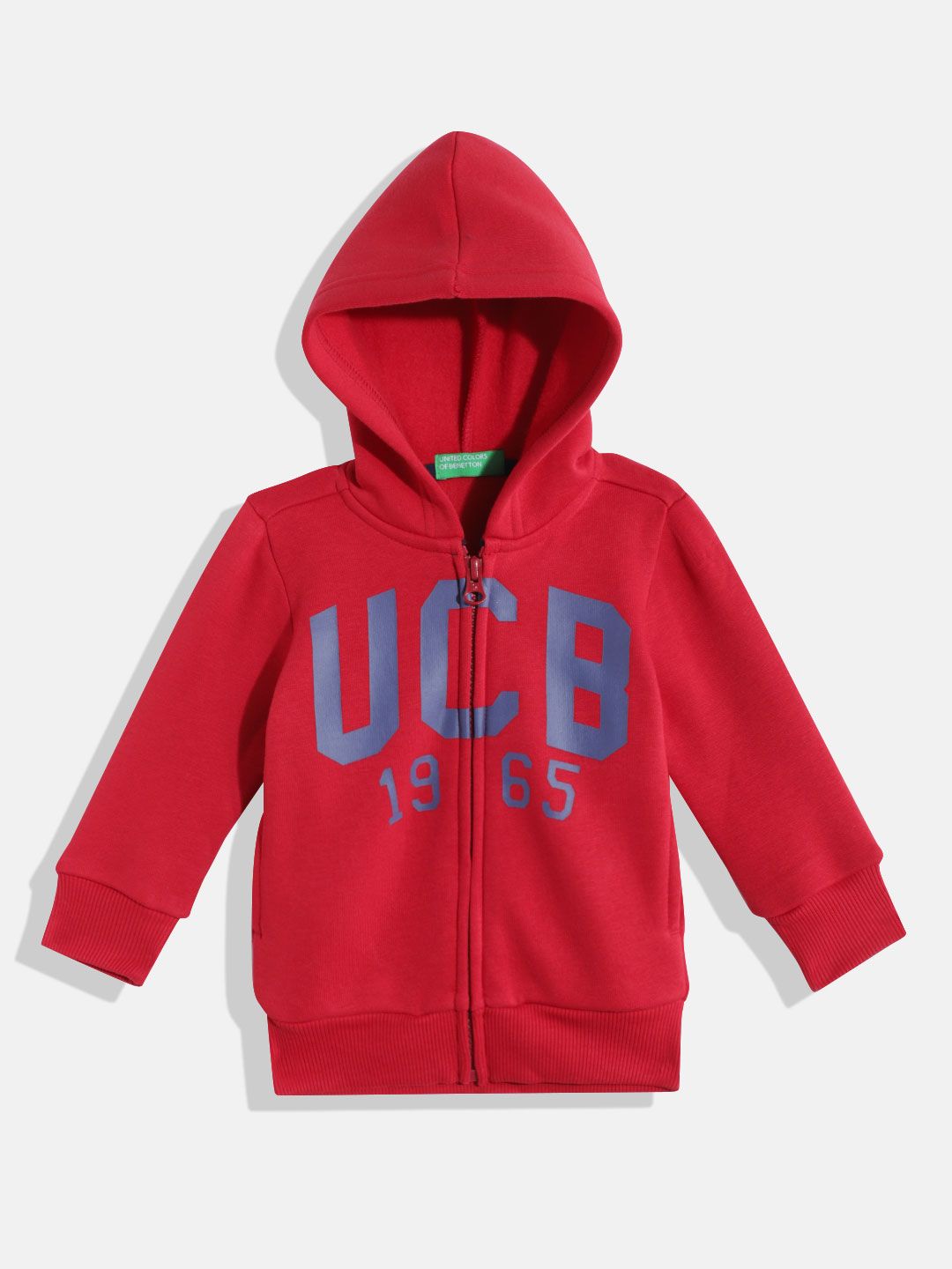 United Colors of Benetton Boys Brand Logo Printed Hooded Front Open Sweatshirt-picture-48