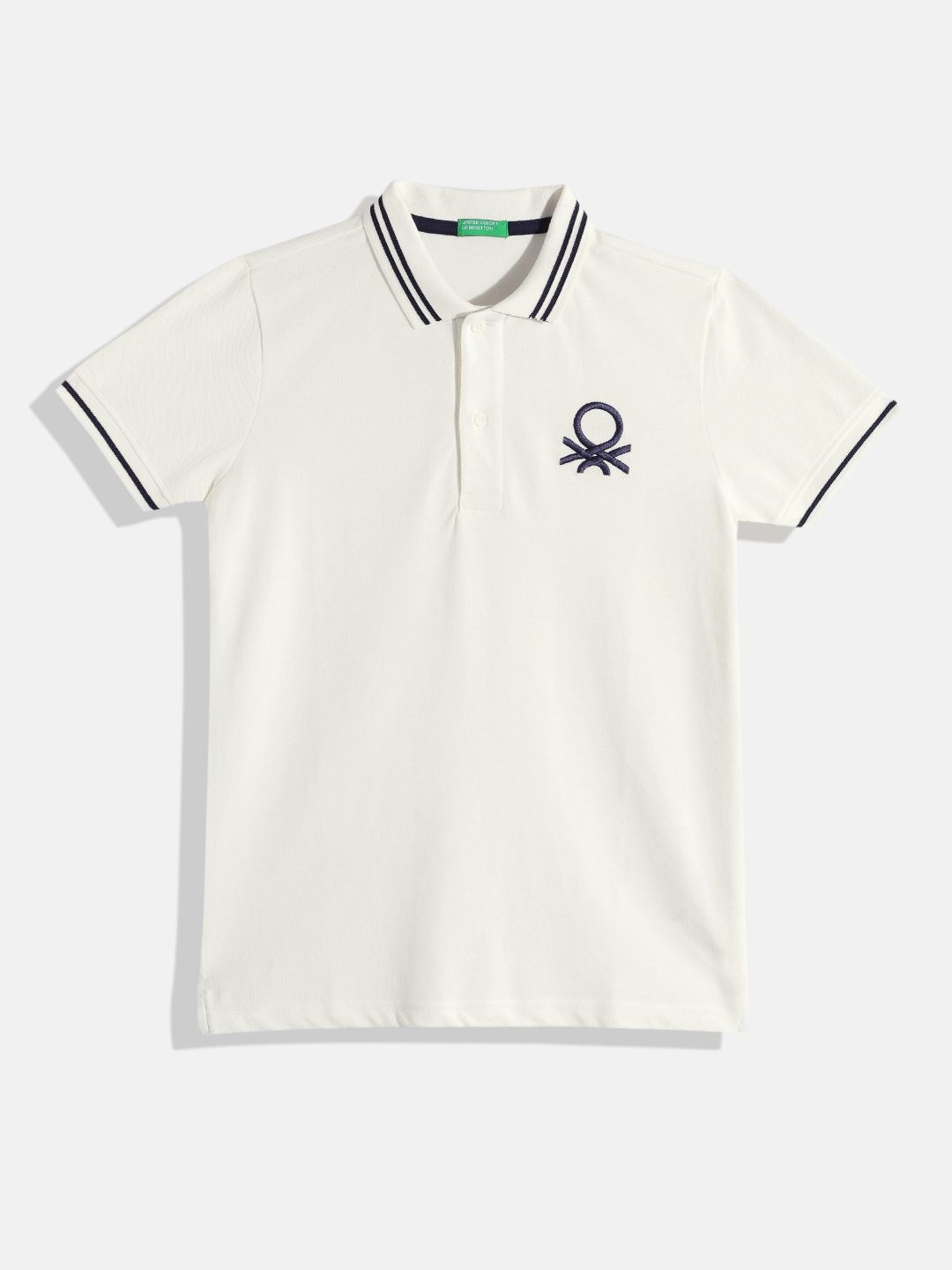 United Colors of Benetton Boys Pure Cotton Polo Collar T-shirt-picture-18
