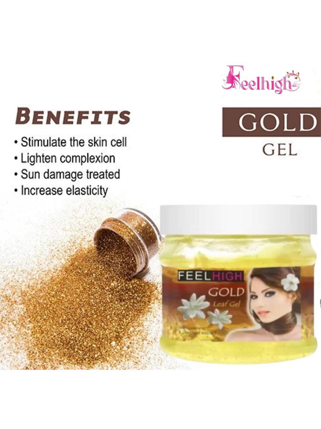 FEELHIGH Face & Body Skin Purifying  Gold  Gel-500ml-image-18