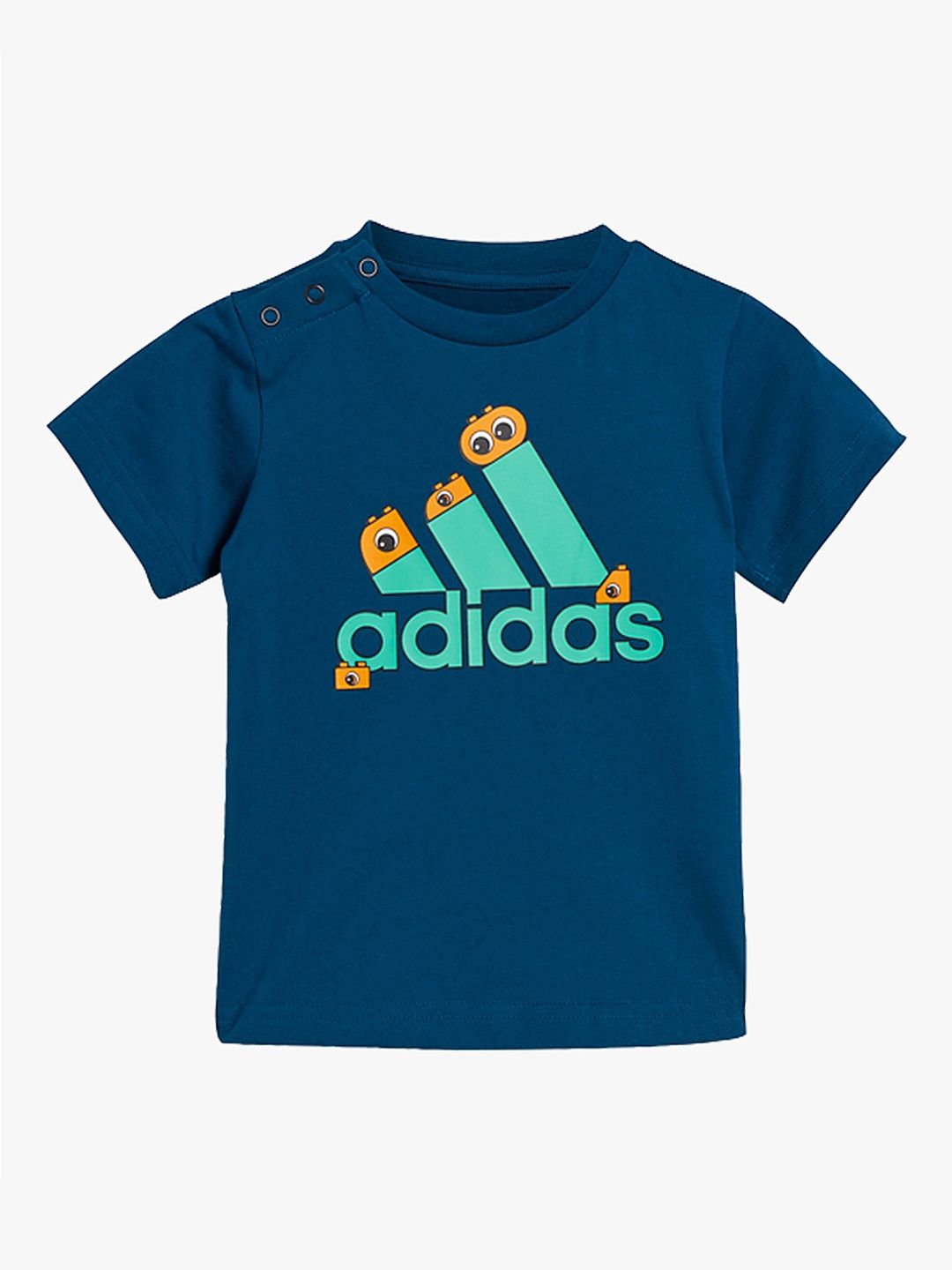 ADIDAS Infant Kids I LEGO GT Printed Pure Cotton T-Shirt-picture-10