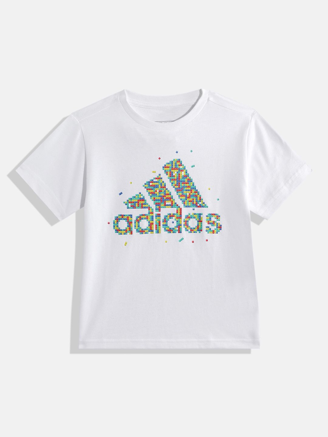 ADIDAS Kids Lego Brand Logo Printed Pure Cotton T-shirt-picture-42
