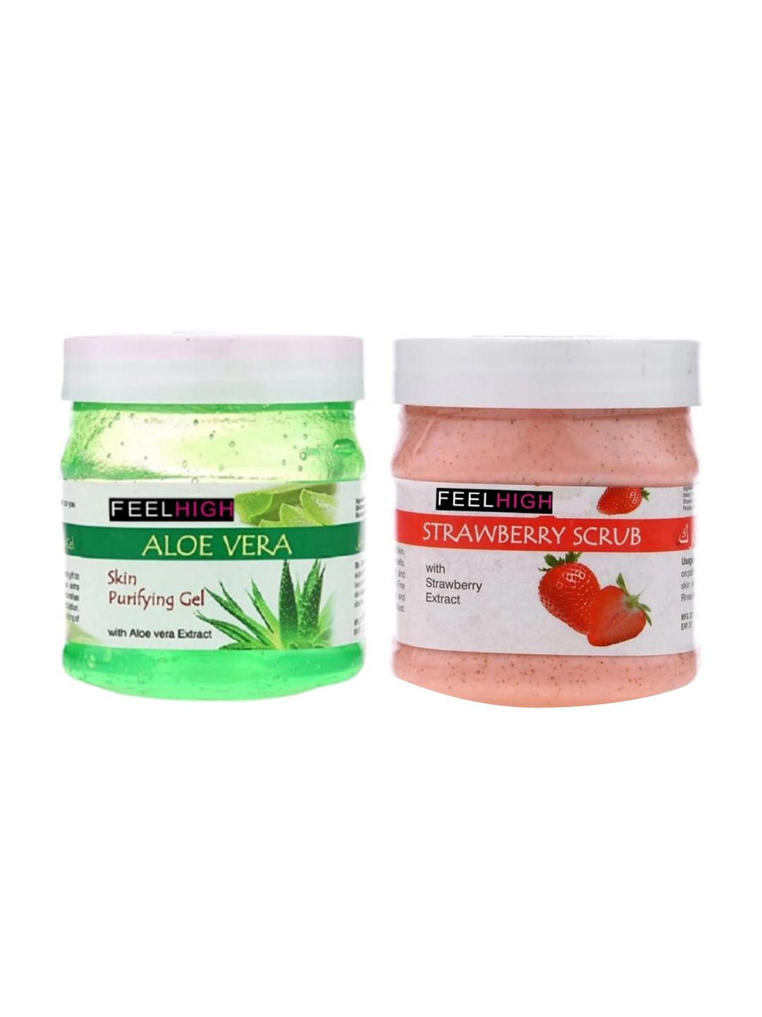 FEELHIGH Aloe vera Gel & Strawberry Scrub 500g each-picture-27