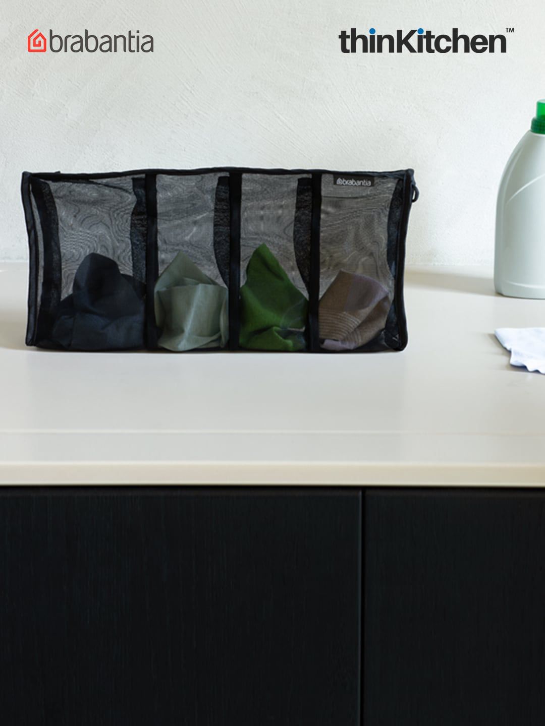 Brabantia Black Sock Wash Laundry Bag-picture-11