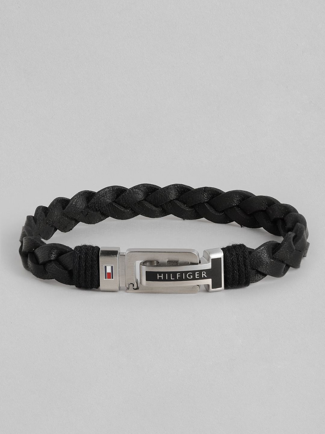 Tommy Hilfiger Men Leather Braided Wraparound Bracelet-picture-56
