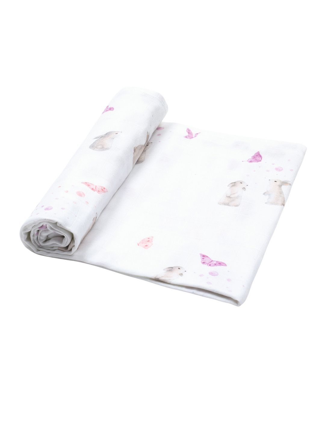 Masilo Girls Printed Pure Bamboo Cotton Muslin Swaddle-picture-17
