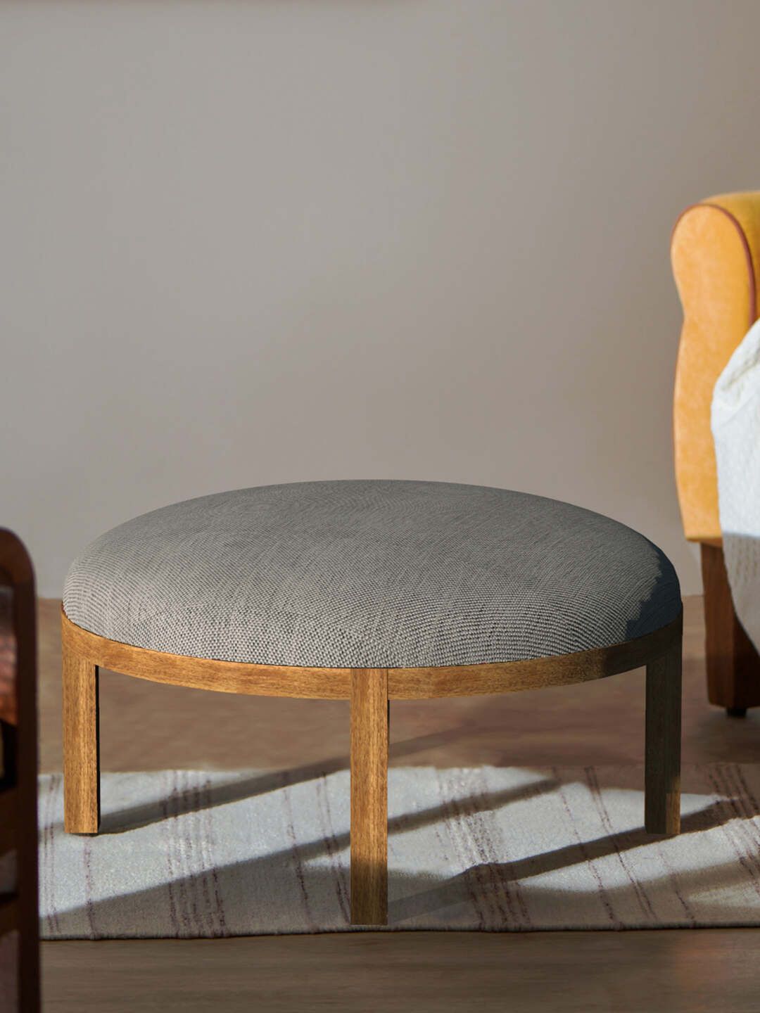 Chumbak Grey Bohemian Ottoman-picture-18