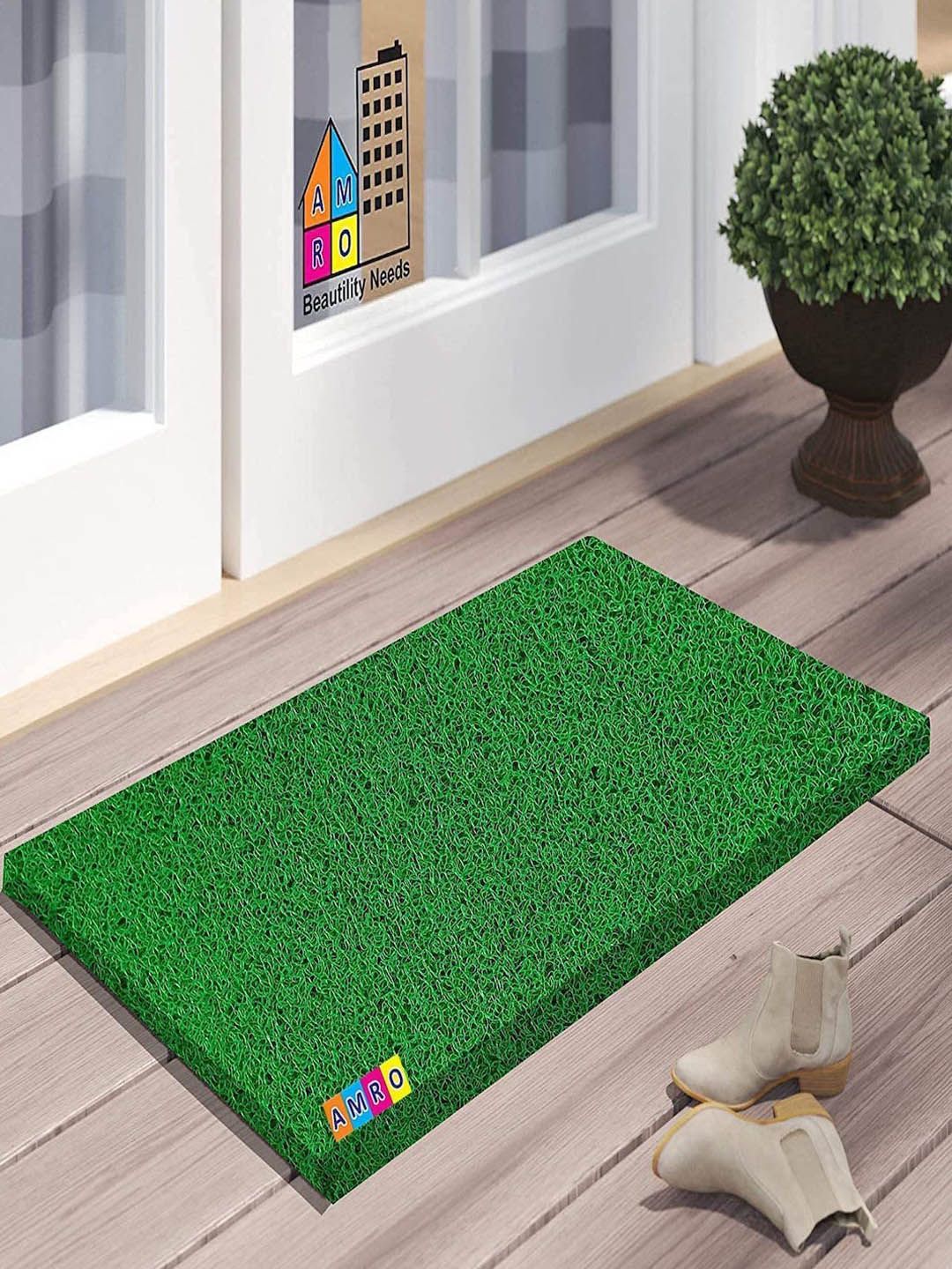 AMRO BEAUTILITY NEEDS Green Self-Designed Anti-Skid Floor Mat-image-5