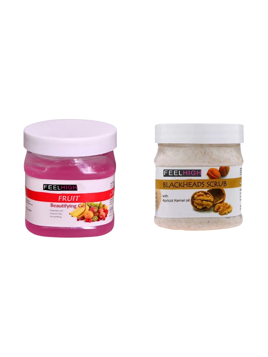 FEELHIGH Face & Body Fruit Gel & Blackhead Scrub - 500 ml Each-picture-44