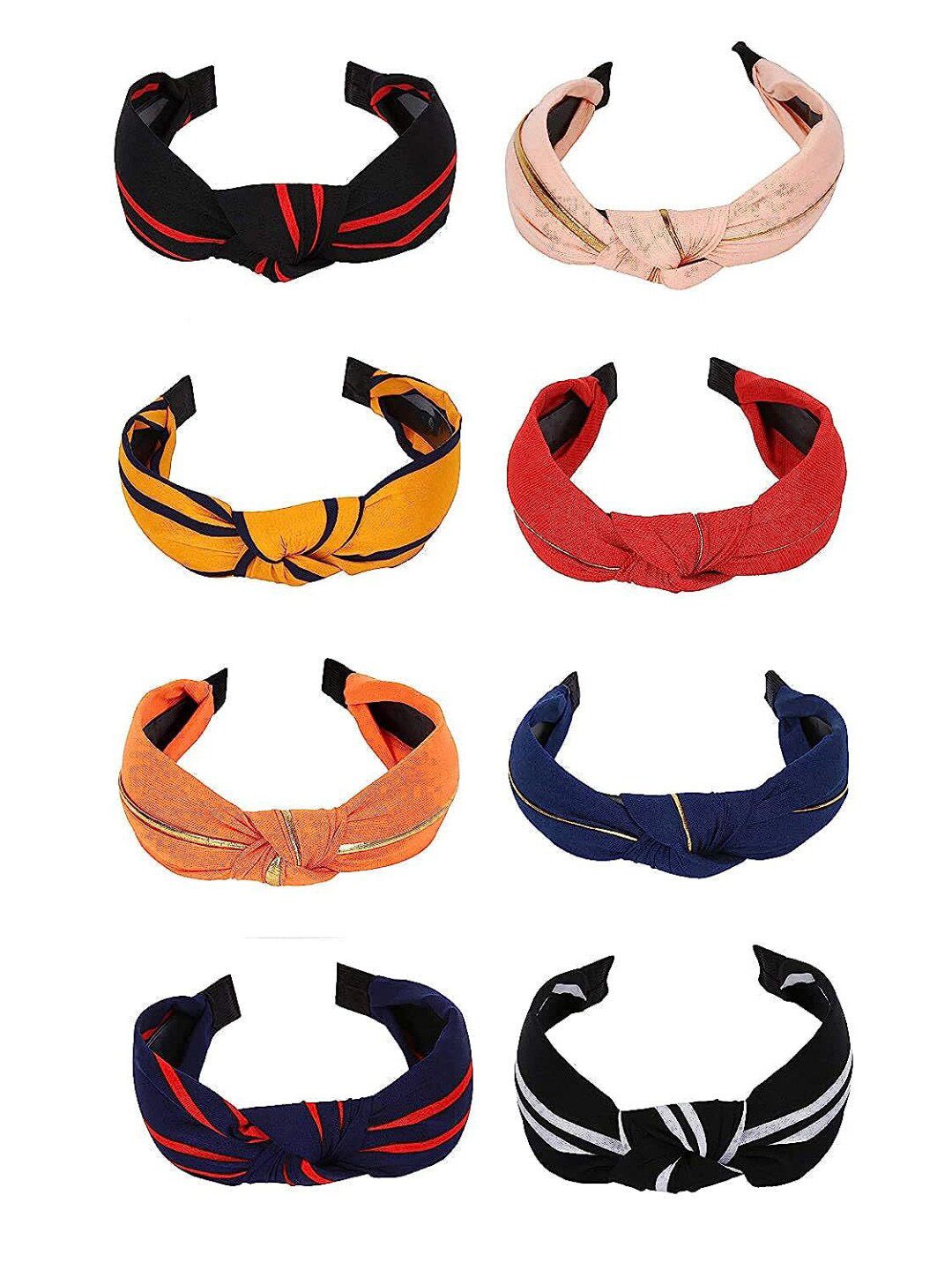 YouBella Women Set Of 8 Hairband-picture-38