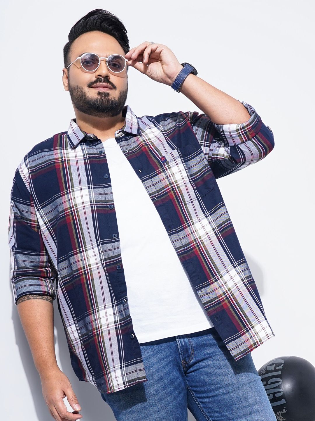 HARDSODA Tartan Checked Casual Shirt-image-25