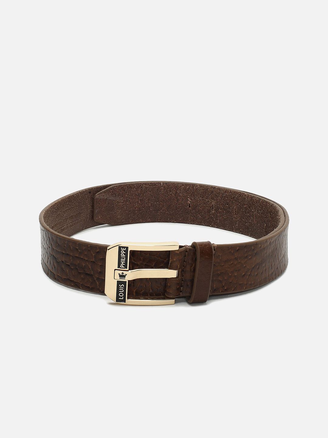 Buy Louis Philippe Sport Men Textured Leather Belt - Belts for Men