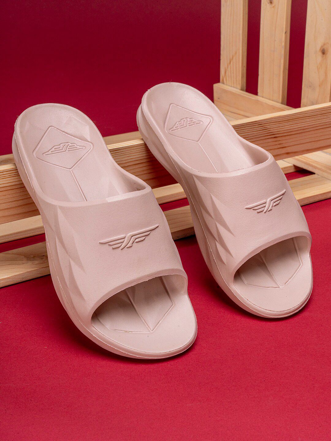 Red Tape Women Open Toe Sliders