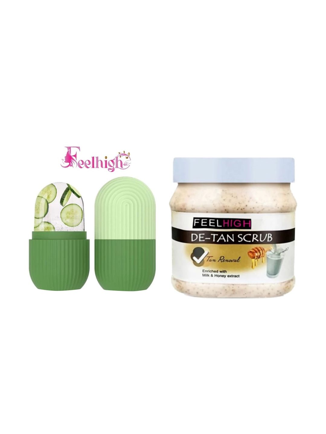 FEELHIGH Ice Roller with De Tan Scrub - 10ml+500ml-image-24