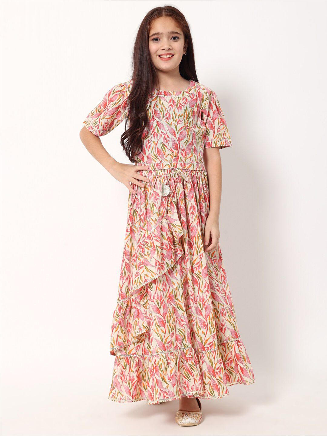 Readiprint Fashions Girls Floral Printed Ready to Wear Lehenga Choli-picture-47