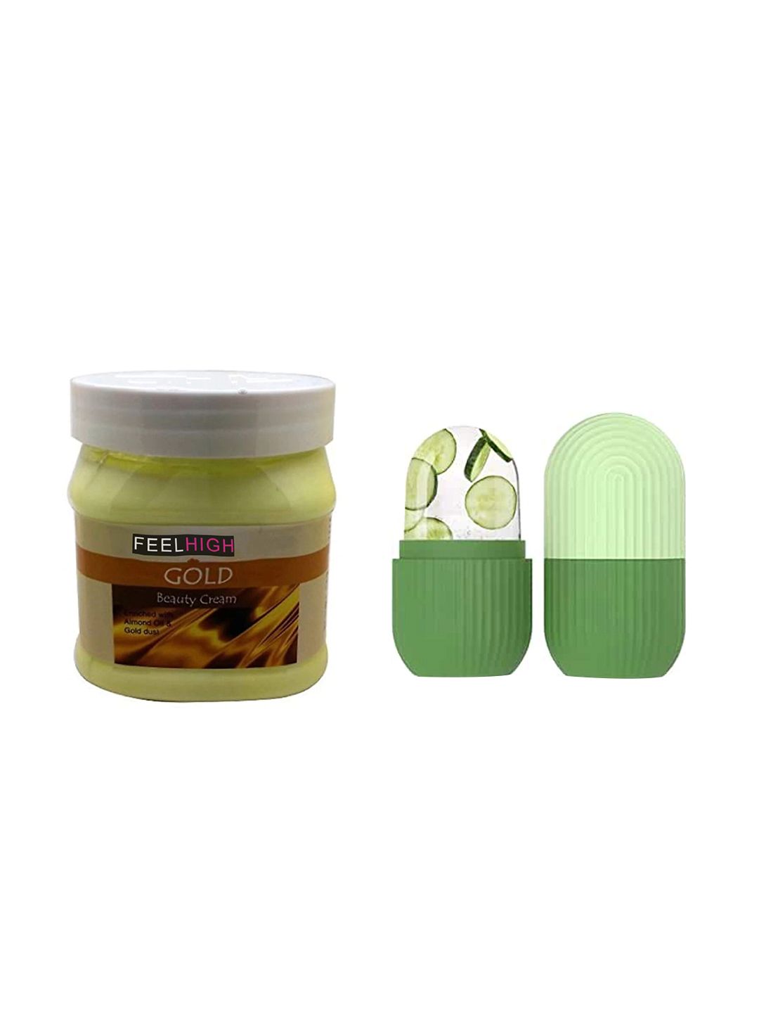 FEELHIGH Gold Cream 500ml with Ice Roller-picture-32