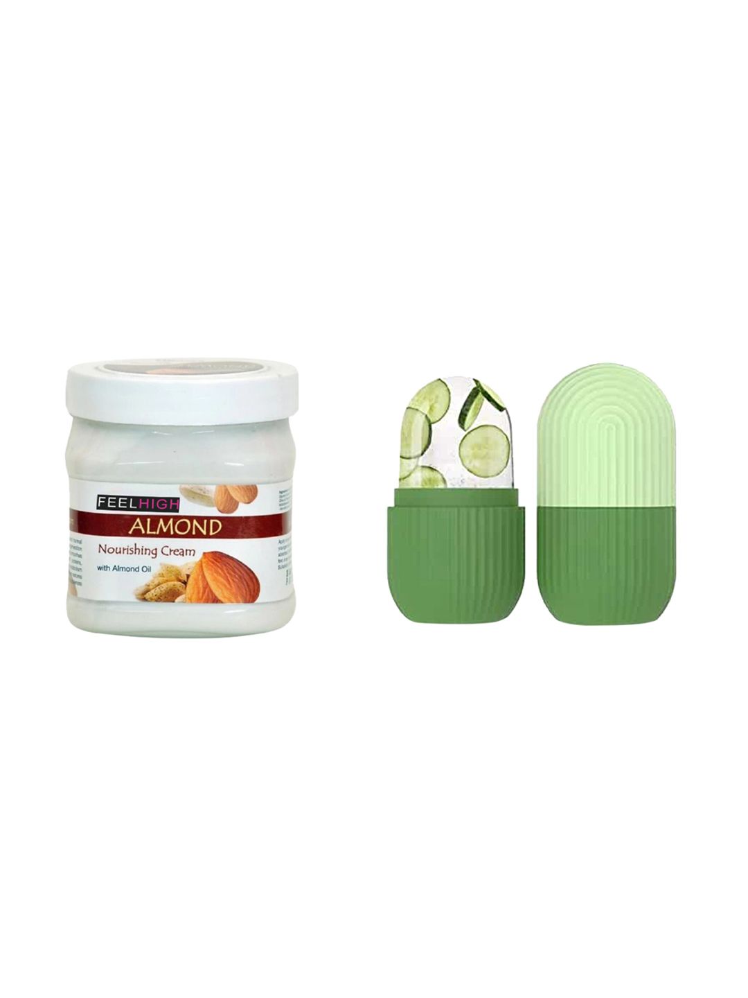 FEELHIGH Ice Roller With Almond Moisturizer Cream-image-46