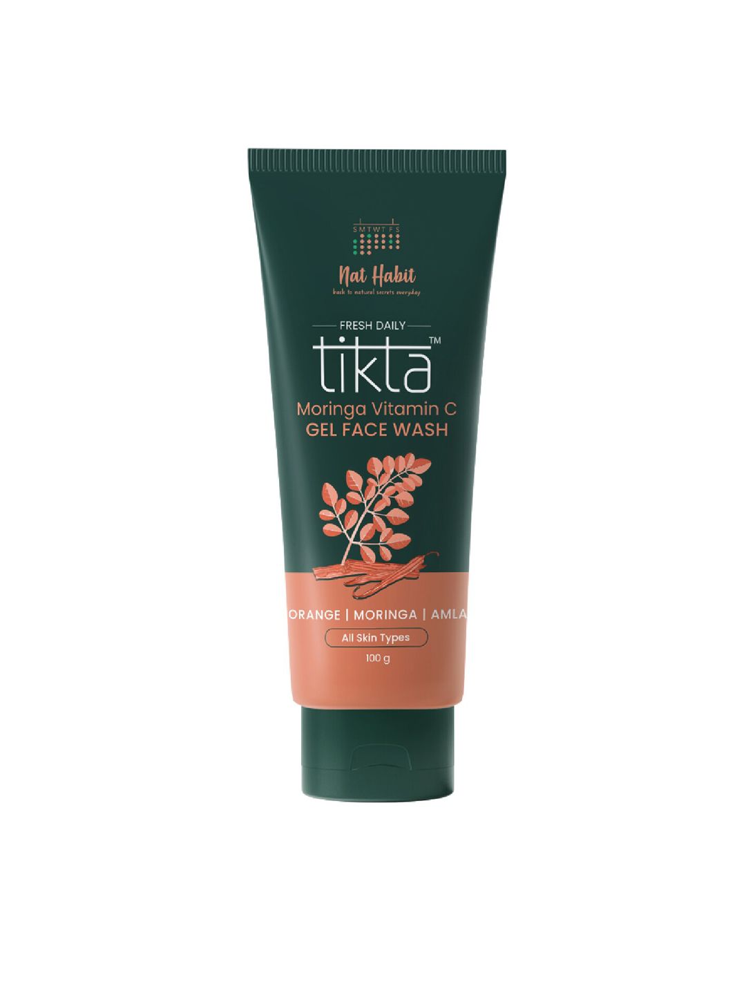 Nat Habit Tikta Moringa Vitamin C Gel Face Wash with Orange  Amla - 100g-image-20