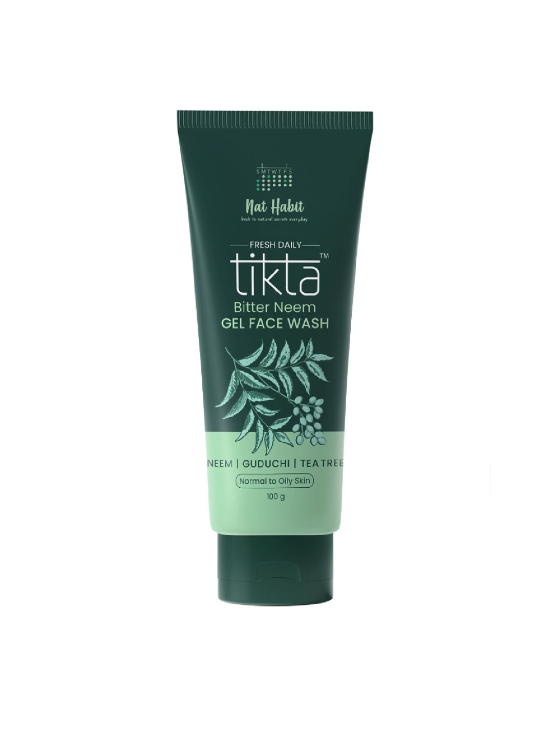 Nat Habit Tikta Bitter Neem Cream Face Wash for for Normal to Oily Skin -100 g-picture-5