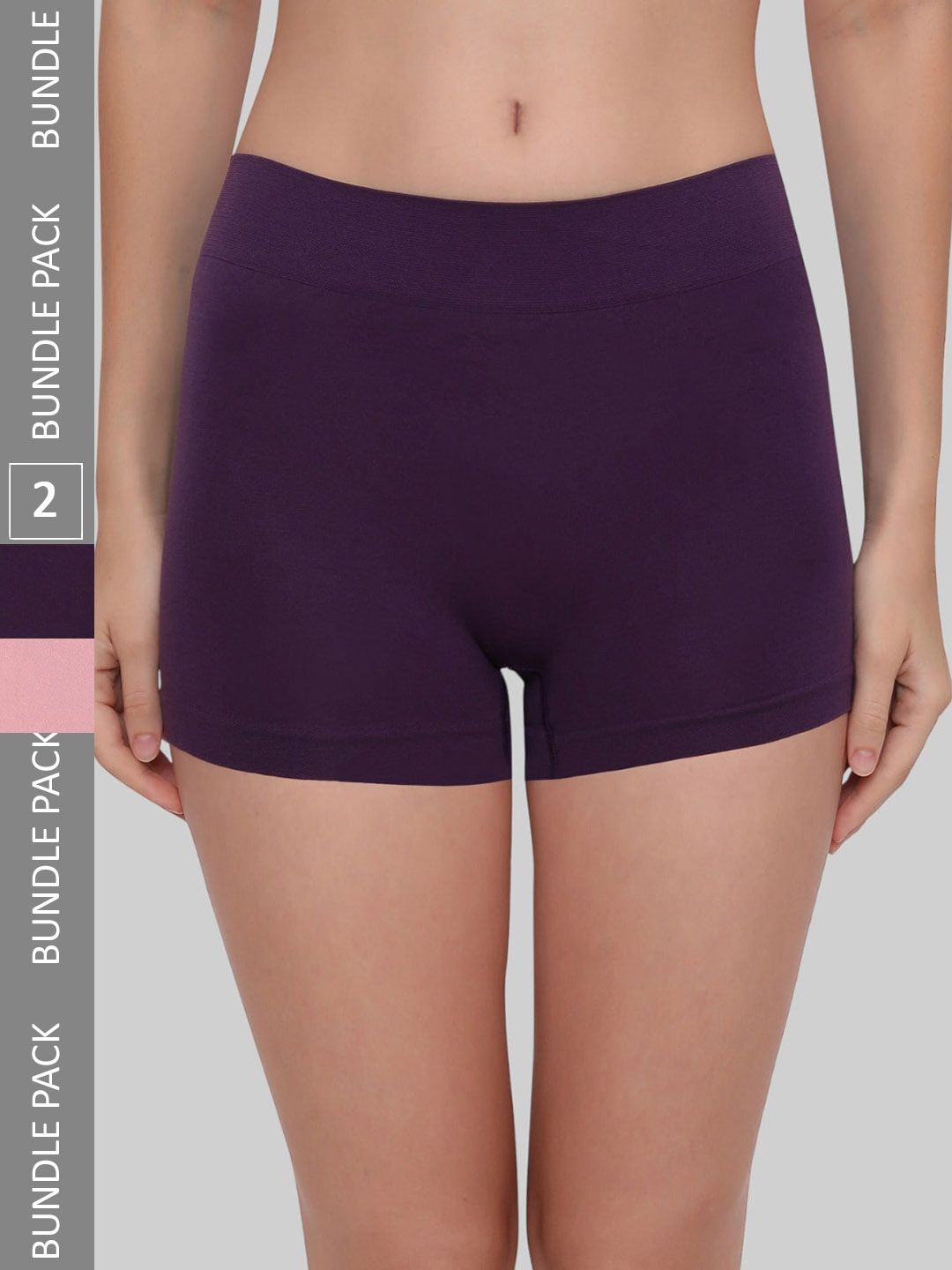 PLUMBURY Pack Of 2 Anti-Microbial Seamless Boy Short Briefs-picture-34