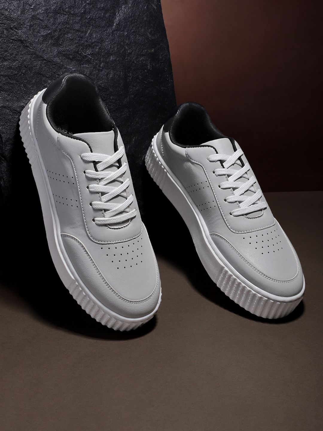 The Roadster Lifestyle Co. Women Perforated Round-Toe Everyday Sneakers-picture-26