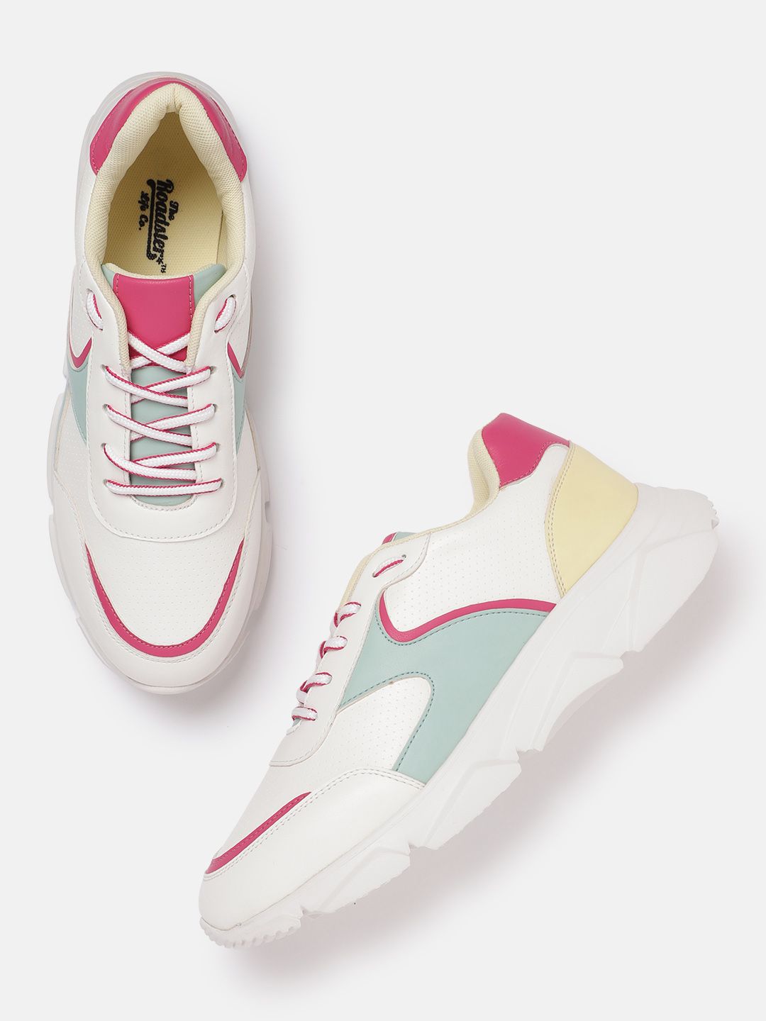 Roadster The Lifestyle Co. Women Colourblocked Sneakers-picture-10