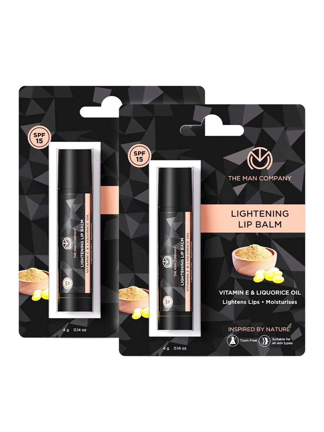 THE MAN COMPANY Set Of 2 Men Lightening Lip Balm - 4gm Each-picture-39