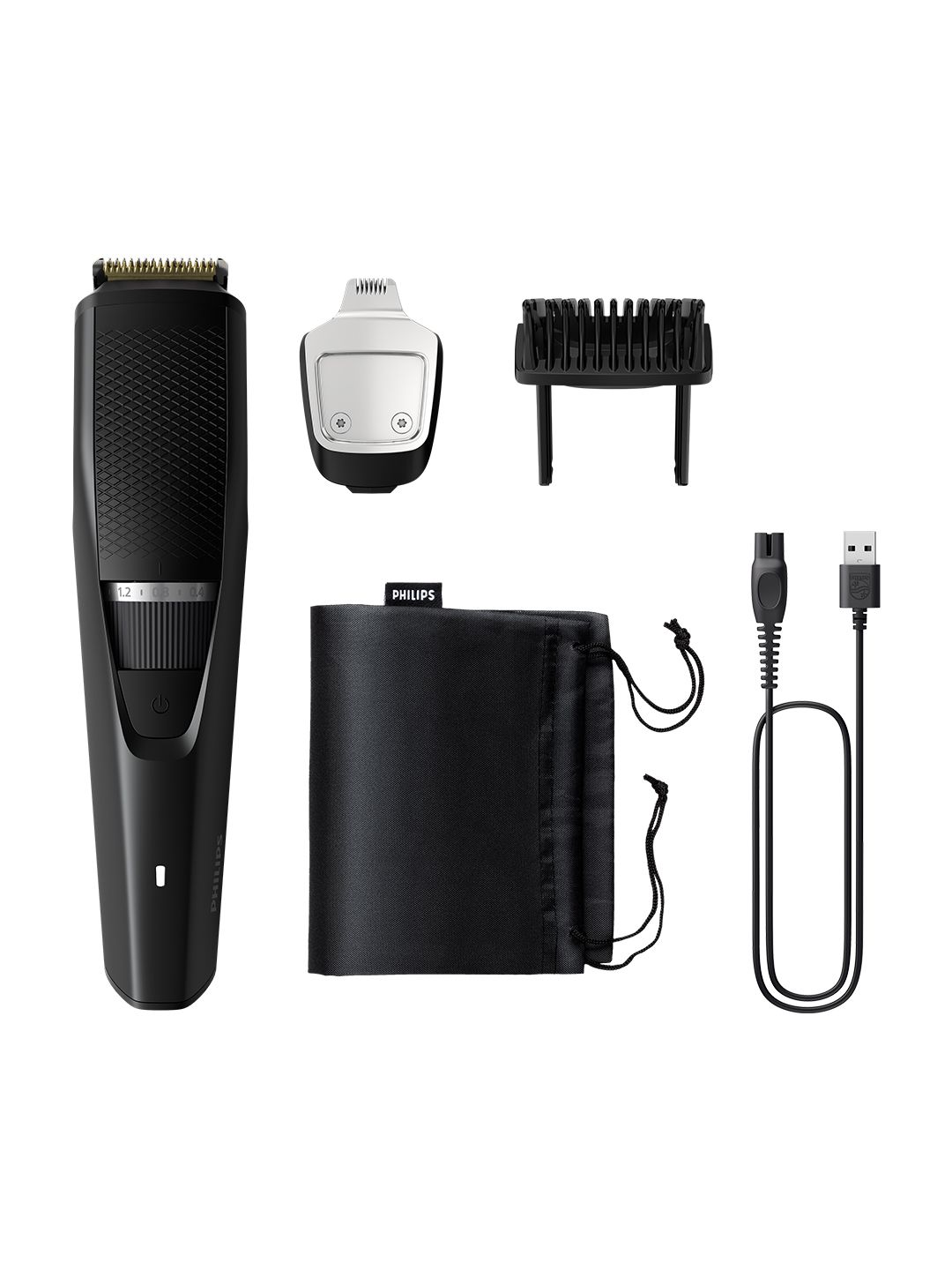 Philips BT3441/30 Ultra Precision Beard Trimmer & Styler with BeardSense Technology- Black