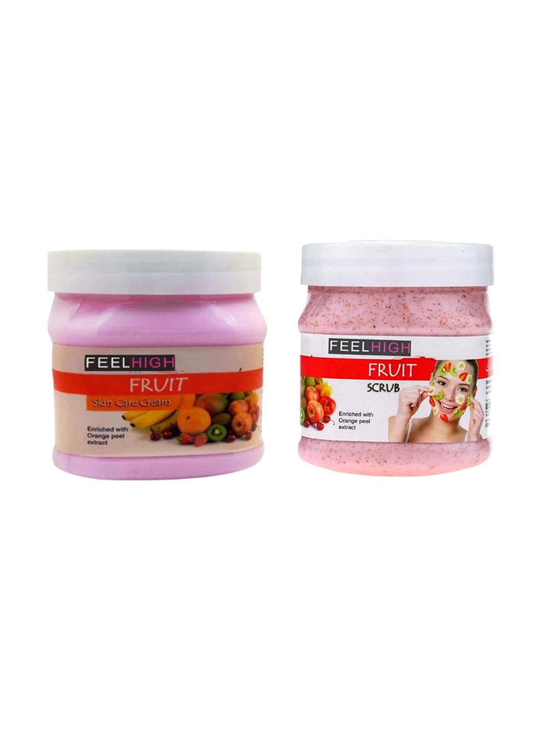 FEELHIGH Set Of 2 Mixfruit Scrub & Cream 500ml Each-picture-23