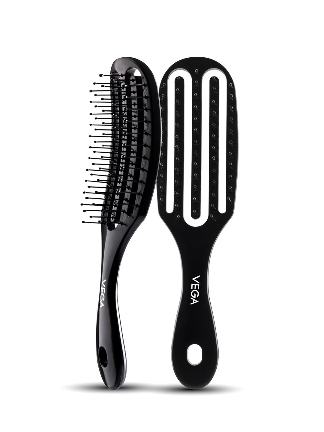 VEGA DTB-02 Vented Detangling Hair Brush - Black-picture-2