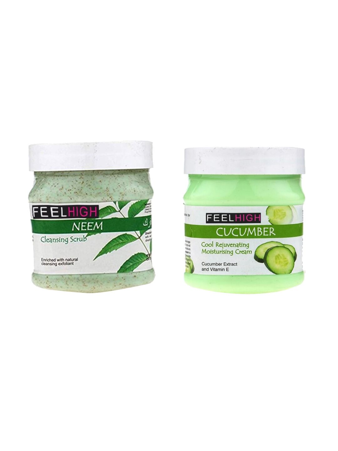 FEELHIGH Set of Neem Scrub & Cucumber Cream 500ml each-picture-32