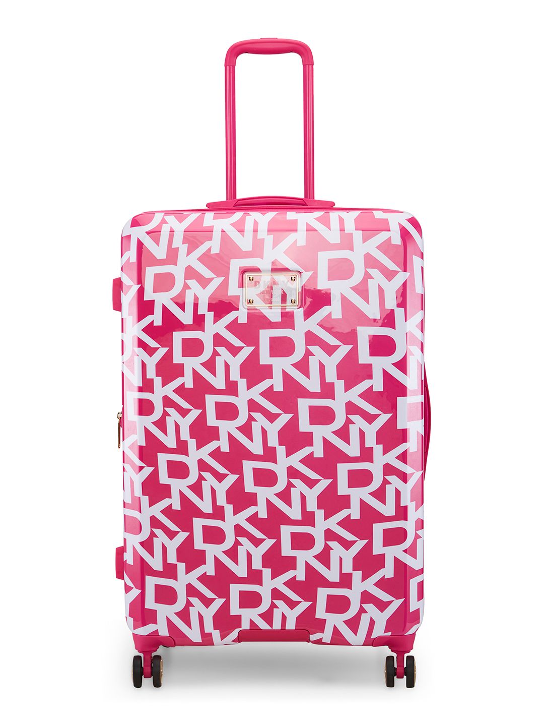 DKNY Deco Signature Printed Hard-Sided Large Trolley Bag-  71.12cm-picture-43