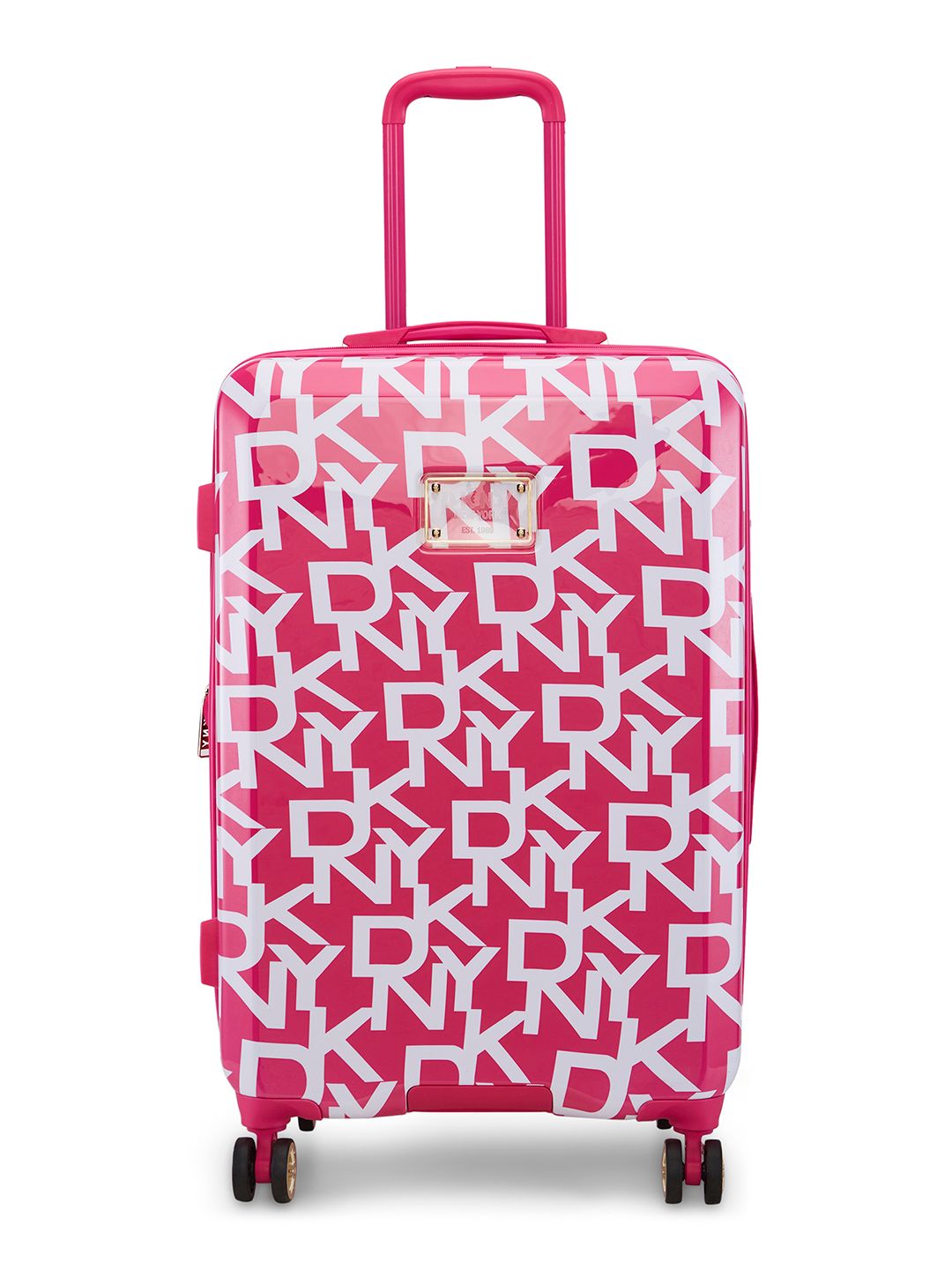 DKNY Deco Signature Printed Hard-Sided Medium Trolley Bag- 60.96cm-picture-12