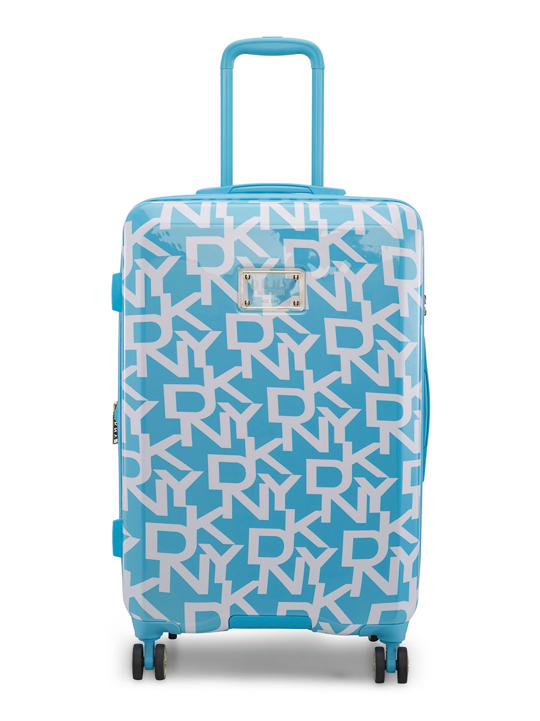 DKNY Deco Signature Printed Hard-Sided Medium Trolley Suitcase-60.96 cm-picture-10