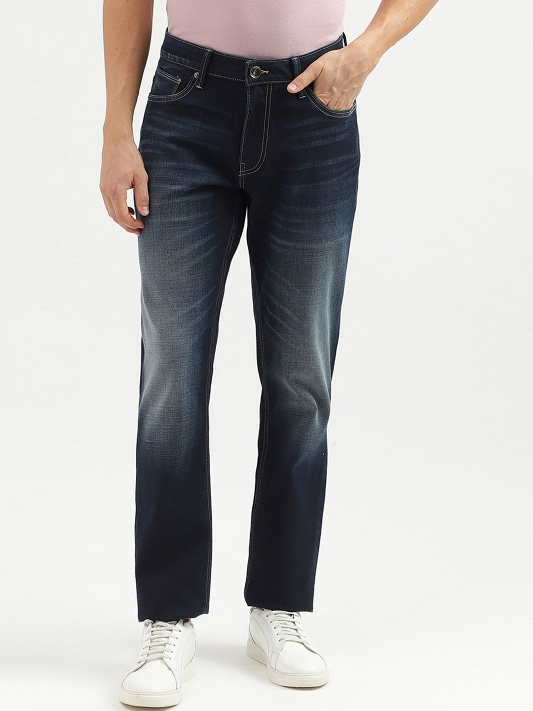 United Colors of Benetton Men Skinny Fit Mid Rise Heavy Fade Jeans-picture-28