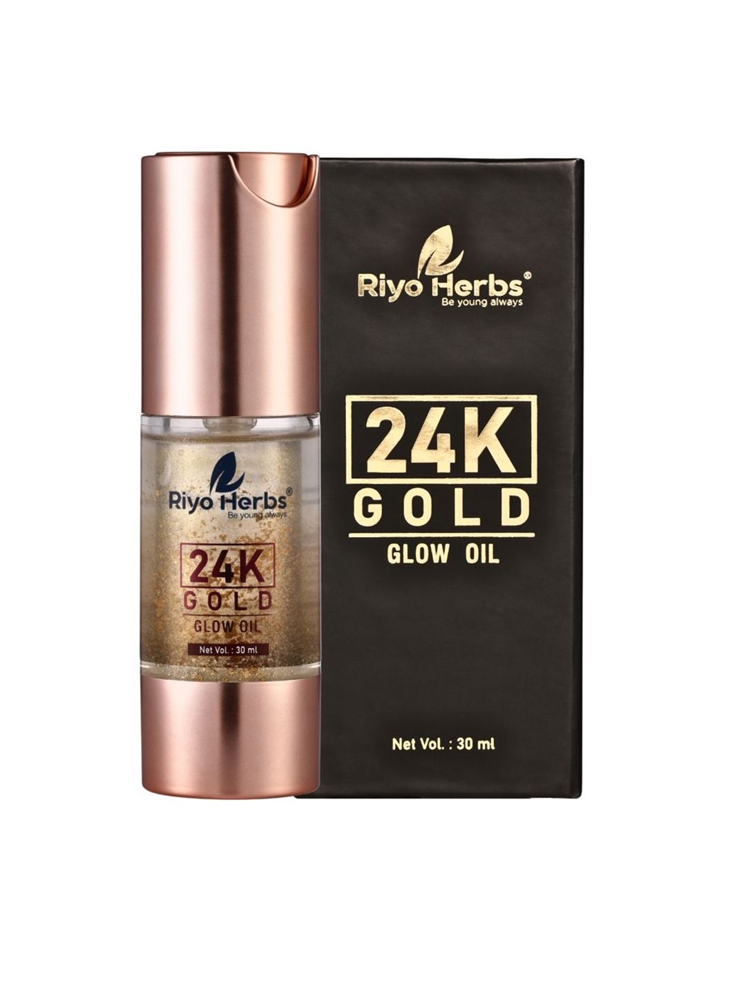 Riyo Herbs Natural 24K Gold Face Glow Oil - 30 ml-picture-15