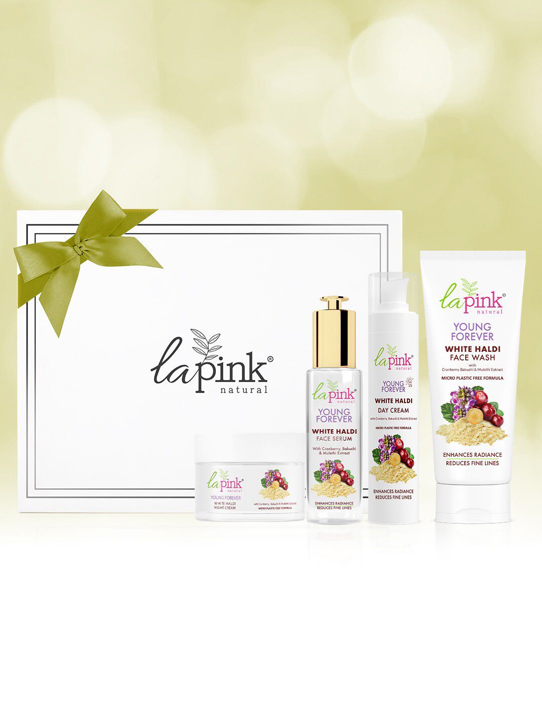 La Pink Young Forever Gift Set of 4 For Luminous Complexion-image-3