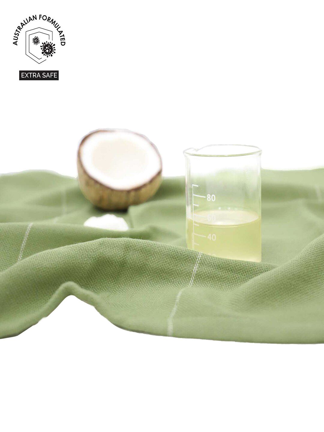 Doctor Towels Pack of 4 Green Aloevera Double Cloth Face Towel-image-49