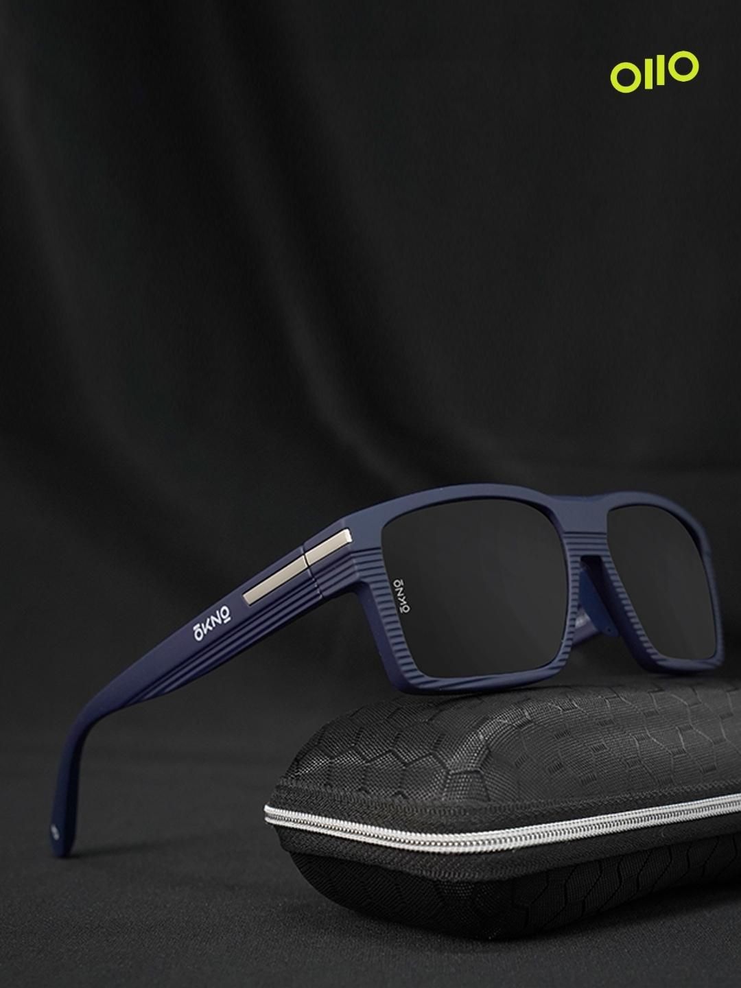 OKNO Unisex Rectangle Sunglasses with Polarised and UV Protected Lens-image-31