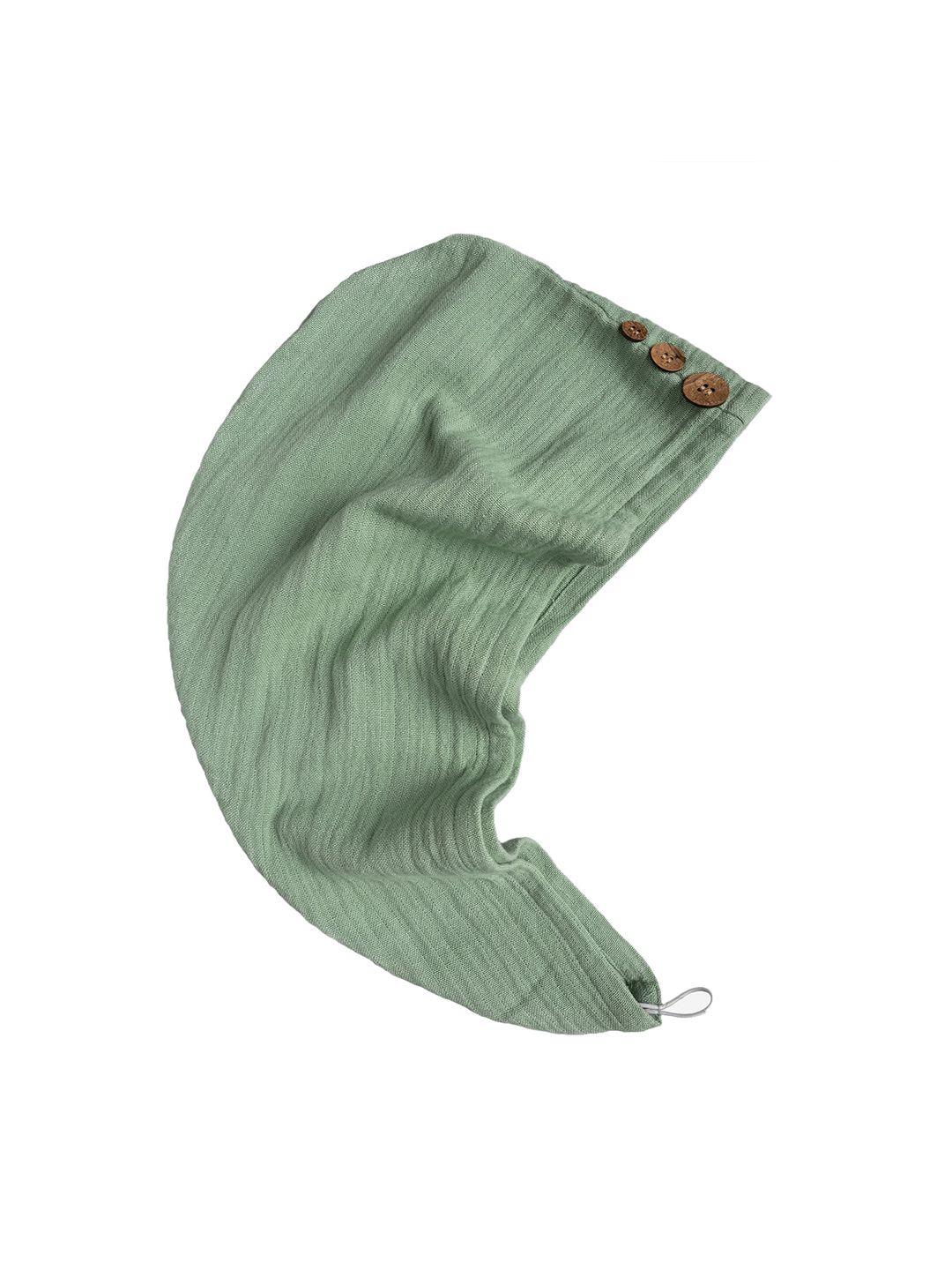 Doctor Towels Sage Green Banana Double Cloth Hair Wrap Towel-image-49