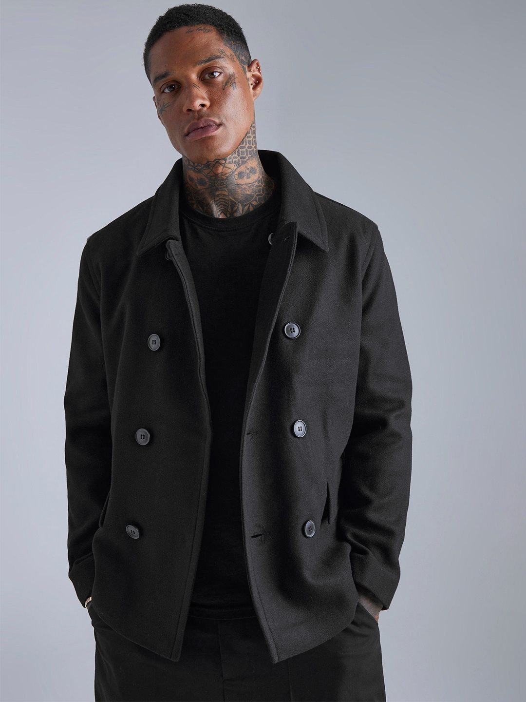 Boohooman overcoat shop