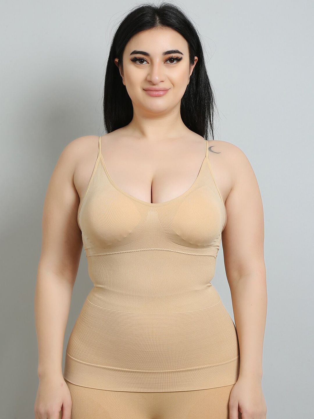 Hill Islands Stretchable Padded Slimming Camisoles-image-33