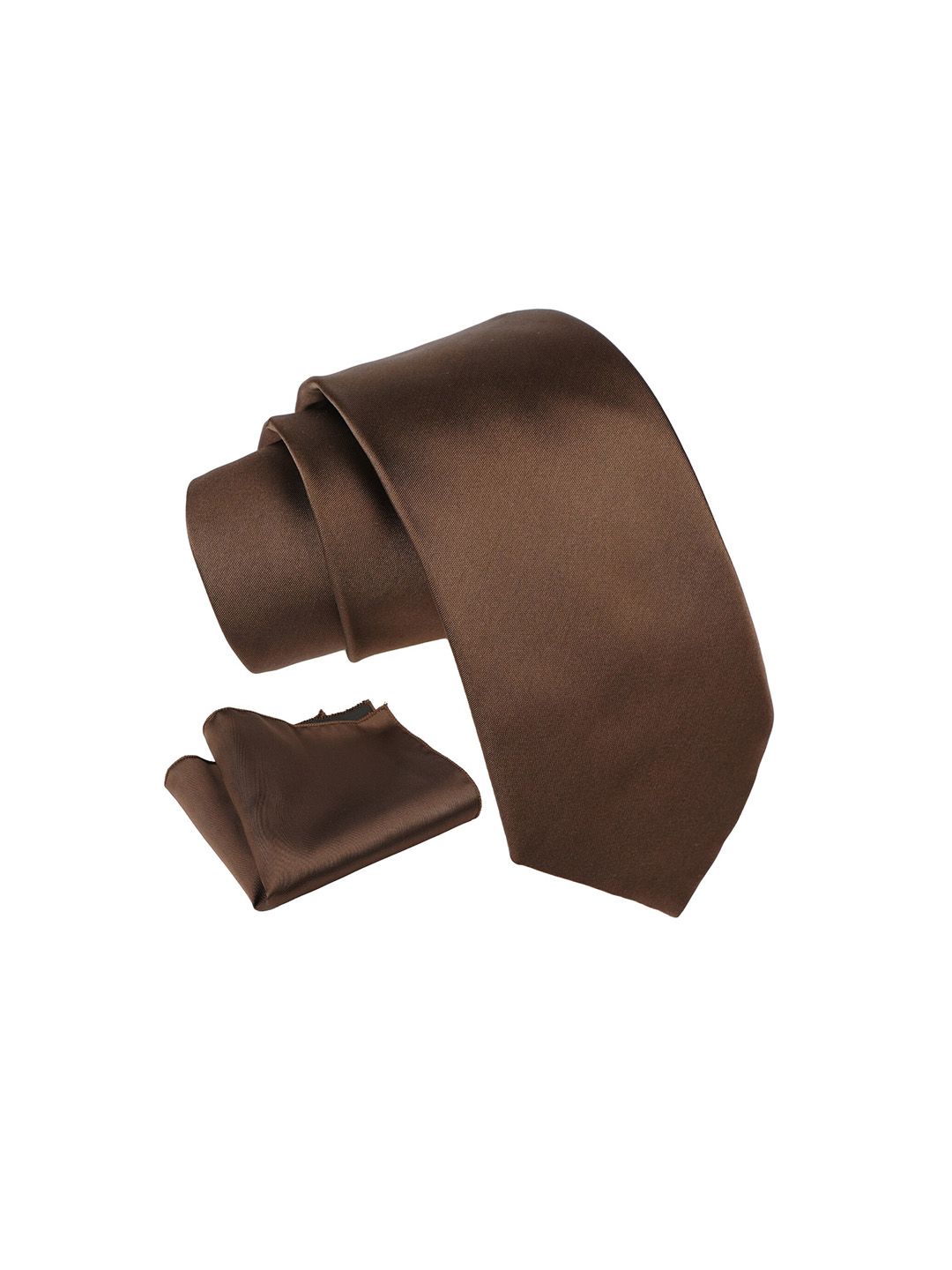 AXLON Men Micofiber Formal Tie With Pocket Square Accessory Gift Set-image-40