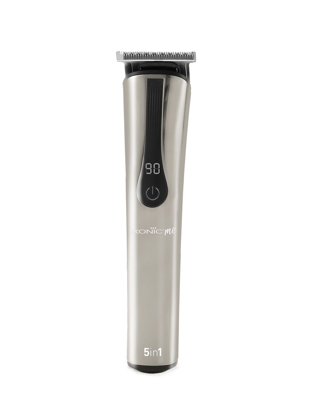 Ikonic Me 5 In 1 Express Groomer Timmer With Impact Resistant Combs - Black & Silver-image-6