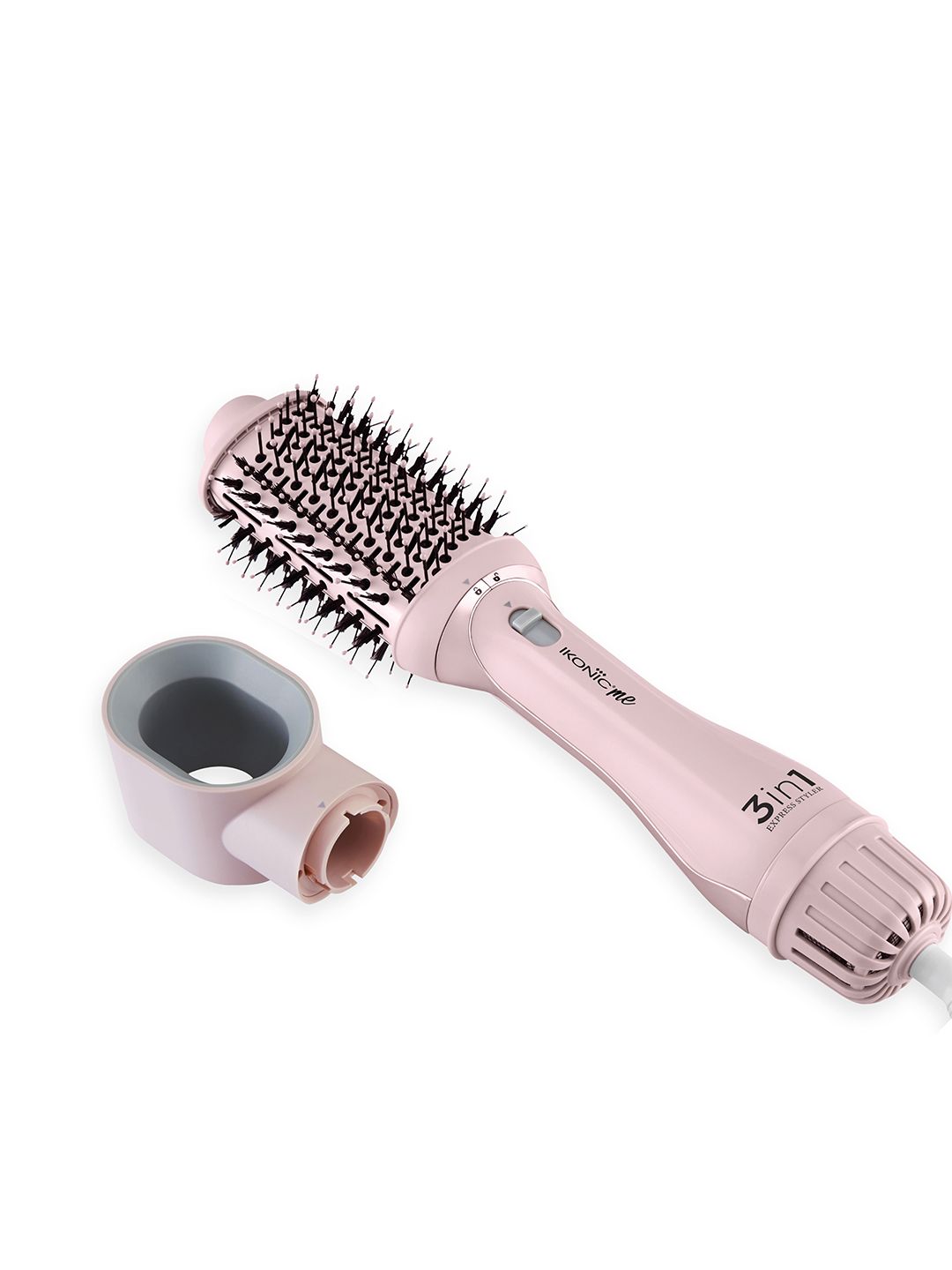 Ikonic Me 3 in 1 Express Hair Styler with Ceramic Titanium Tourmaline Coated Brush Head - Pink-image-47