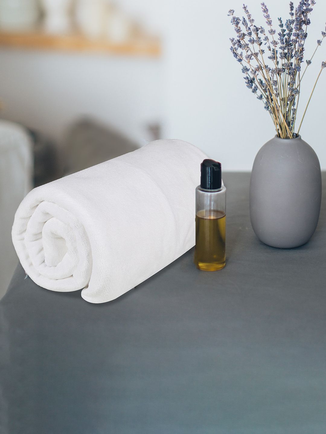 Black gold White 4 Pieces 450 GSM Bath Towels-image-28