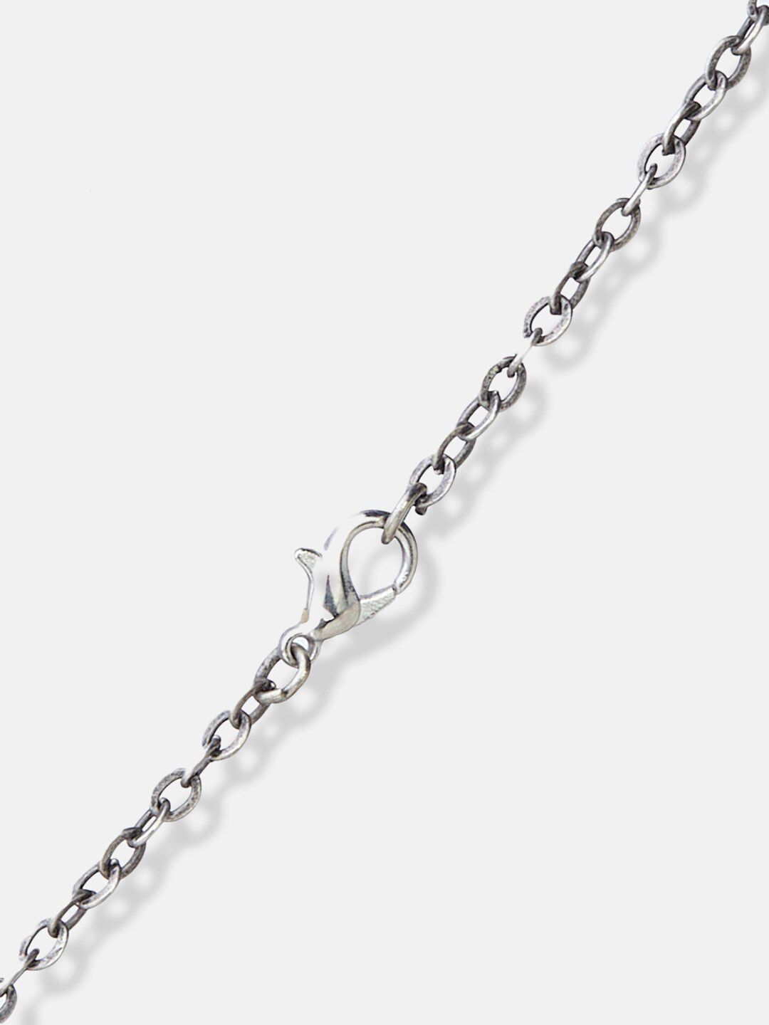 ATIBELLE Silver Plated German Floral Shaped Pendant Chain