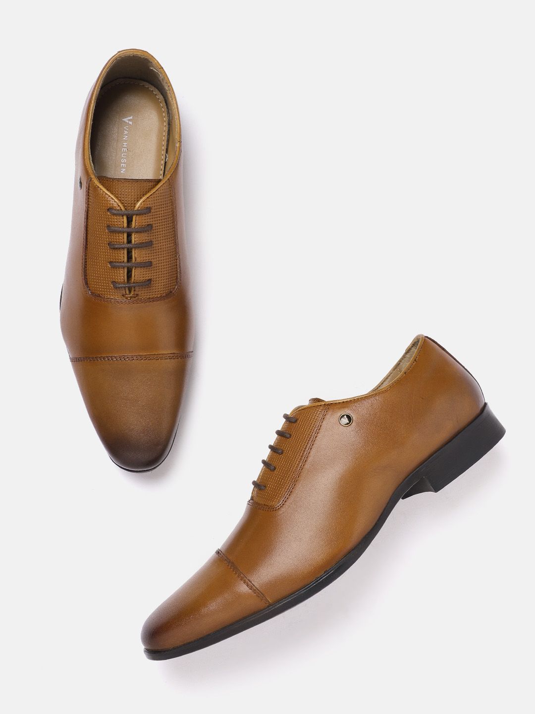 Van Heusen Men Leather Formal Oxfords-picture-25