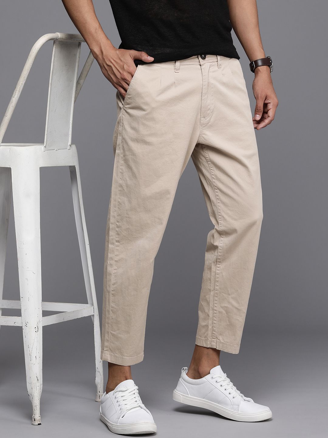 WROGN Men Tapered Fit Chinos Price History