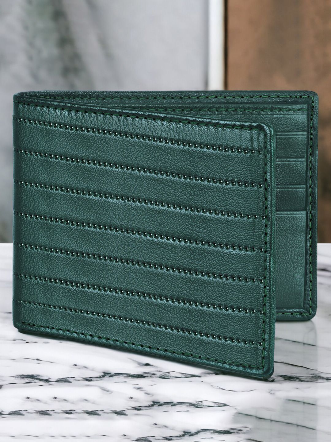 LORENZ Men Textured Leather Two Fold Wallet-picture-28